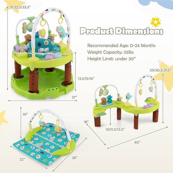 Evenflo exersaucer triple fun